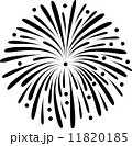 打ち上げ花火（シルエット） 11820185