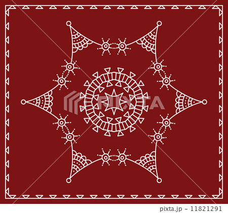 Folk, Tribal Design, Motif, Wall Painting 11821291