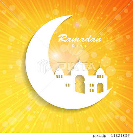 Background for Muslim Community Festival Vector Illustration 11821337