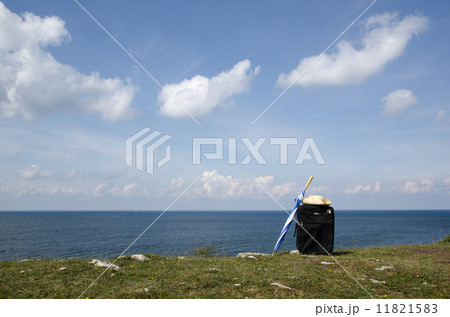 Travel equipment by seaside Travel equipment by seaside 11821583