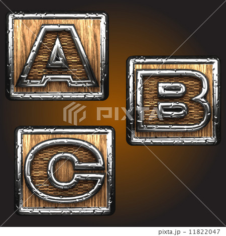 Vector wooden figure 11822047