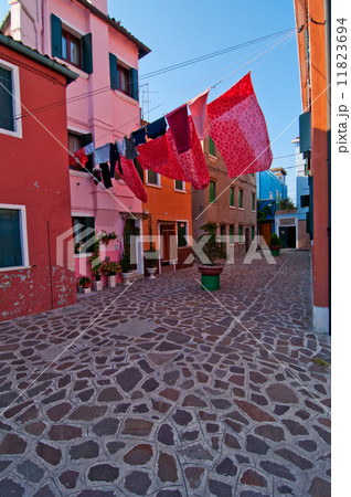 Italy Venice Burano island Italy Venice Burano island 11823694