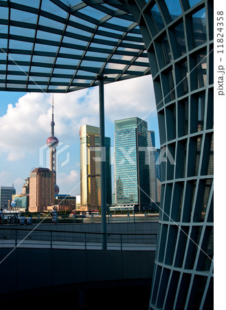 shanghai pudong view from puxi 11824358