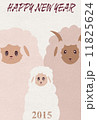 2015年賀　３人家族 11825624