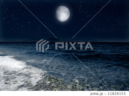 moon in the night sky moon in the night sky 11826153