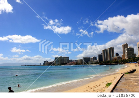 クイーンズ・ビーチからワイキキ クイーンズ・ビーチからワイキキ 11826700