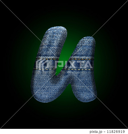 vector jeans letter u 11826919
