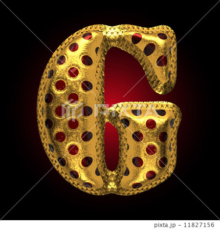 vector golden and red letter g 11827156