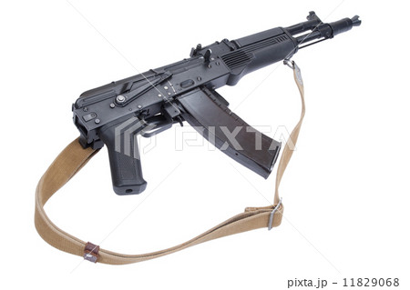 Kalashnikov AK105 assault rifle on white 11829068