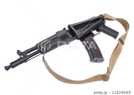 Kalashnikov AK105 assault rifle on white 11829069