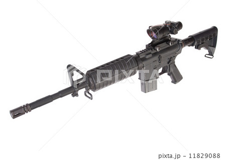 Colt M4A1 isolated on a white background 11829088
