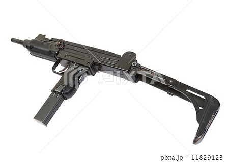 UZI submachine gun isolated on white UZI submachine gun isolated on white 11829123