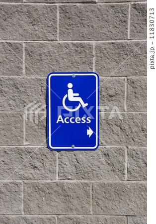 Disable access sign Disable access sign 11830713