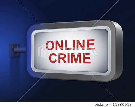 online crime words on billboard 11830918
