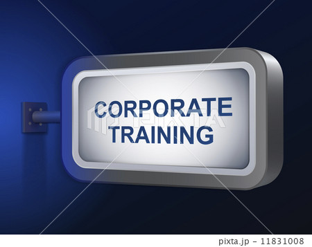 corporate training words on billboard 11831008