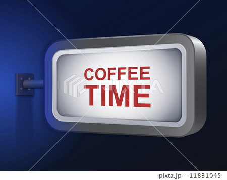 coffee time words on billboard 11831045