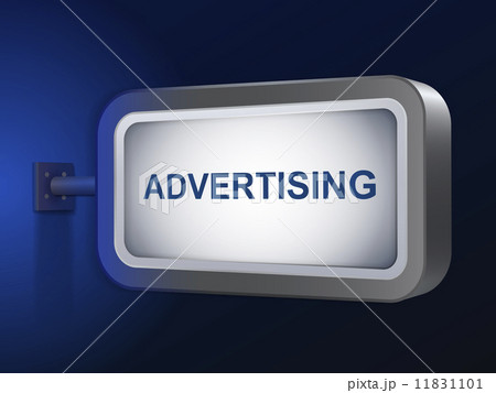 advertising word on billboard advertising word on billboard 11831101
