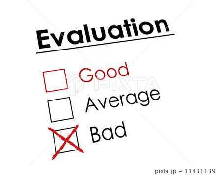 red cross on evaluation check box 11831139