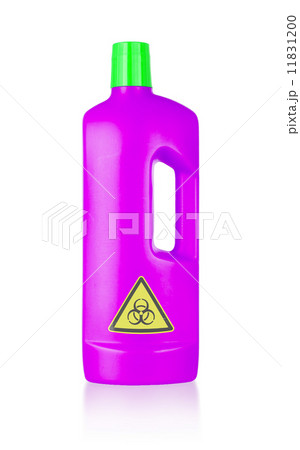 Plastic bottle cleaning-detergent, biohazard Plastic bottle cleaning-detergent, biohazard 11831200
