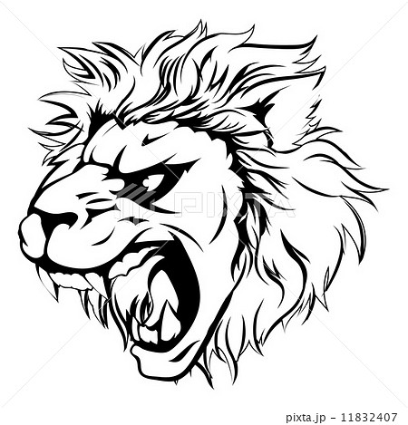 Lion Animal Mascotのイラスト素材