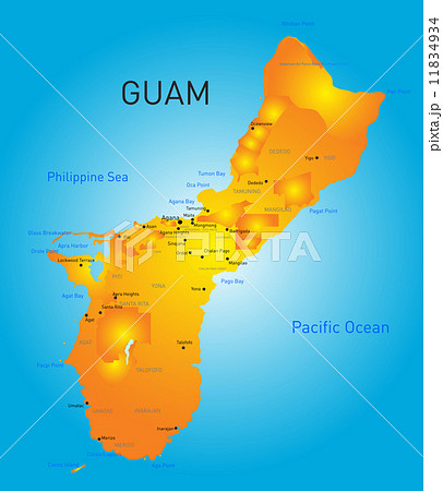 Guam map Guam map 11834934