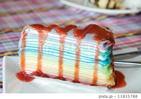 colorful crepe cake colorful crepe cake 11835788