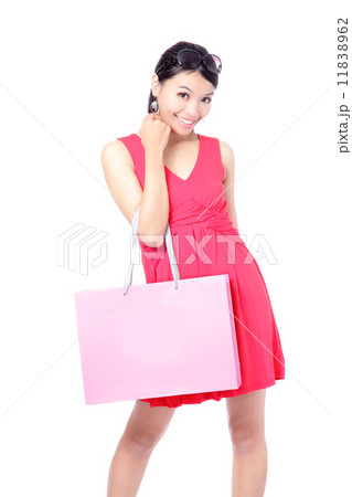 Happy Shopping Girl 11838962