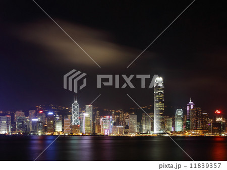 Hong Kong skyline at night Hong Kong skyline at night 11839357
