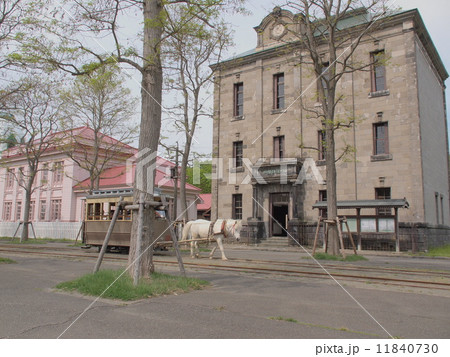 開拓の村　馬車鉄道 11840730