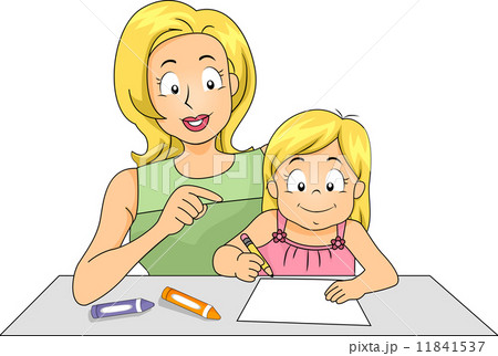 Mom Teaching Daughter Mom Teaching Daughter 11841537
