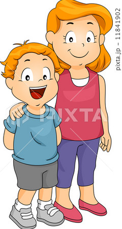 Brother and Sister - Stock Illustration [11841902] - PIXTA