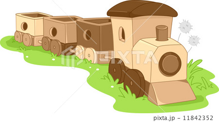 Wooden Toy Train 11842352