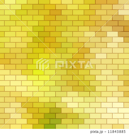 Autumn themed background with brick grid Autumn themed background with brick grid 11843885