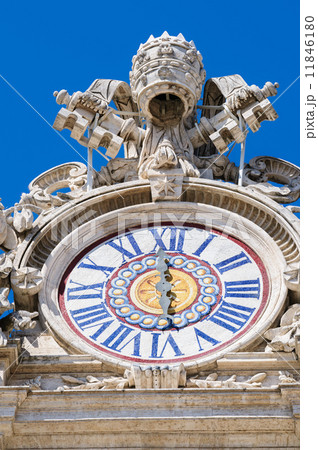 Watches on the roof of St. Peter Cathedral in Vatican Watches on the roof of St. Peter Cathedral in Vatican 11846180