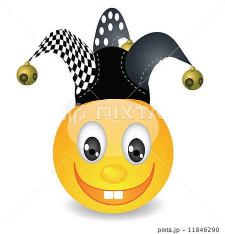 smile in a jester hat 11846290