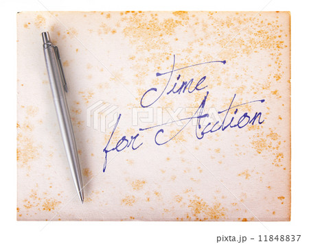 Old paper grunge background - Time for action 11848837