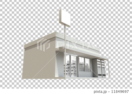 Convenience store exterior 11849697