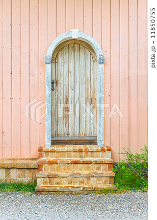 かわいいドアの写真素材