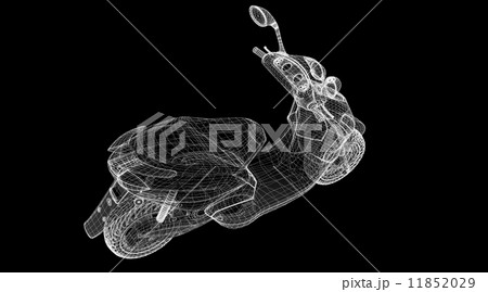 Motorcycle on a background 11852029