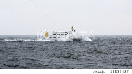Ferry on his way to Helgoland island (Germany) 11852487