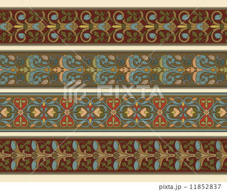 Set of four decorative borders 02 Set of four decorative borders 02 11852837