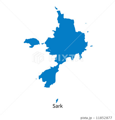 Detailed vector map of Sark Detailed vector map of Sark 11852877