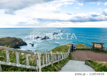 襟裳岬の風景(北海道幌泉郡えりも町えりも岬) 襟裳岬の風景(北海道幌泉郡えりも町えりも岬) 11854030