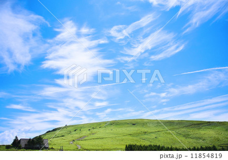 草原と雲 11854819