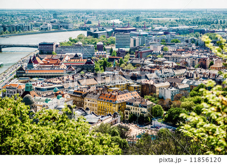 View of Buda, western part of Budapest. Hungary 11856120