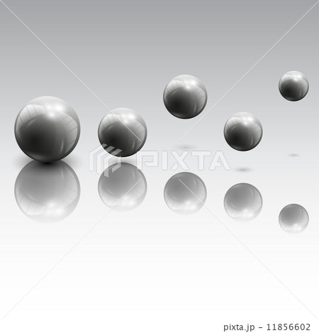Spheres in motion vector illustration 11856602