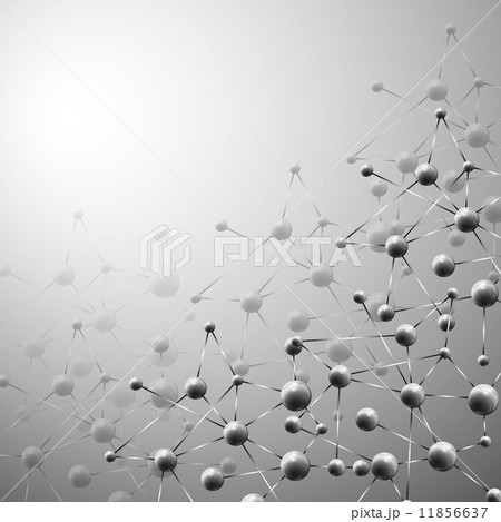 Abstract background, molecule structure vector illustration 11856637
