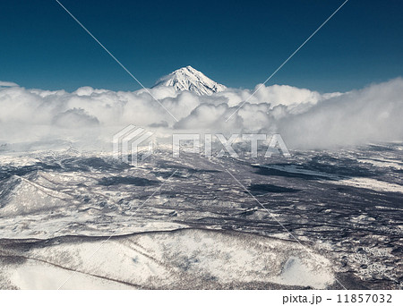 Cloudscape over Koryaksky volcano Cloudscape over Koryaksky volcano 11857032