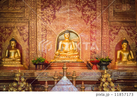 "Phra Sihing Buddha" in the temple Chiang Mai, Thailand "Phra Sihing Buddha" in the temple Chiang Mai, Thailand 11857173