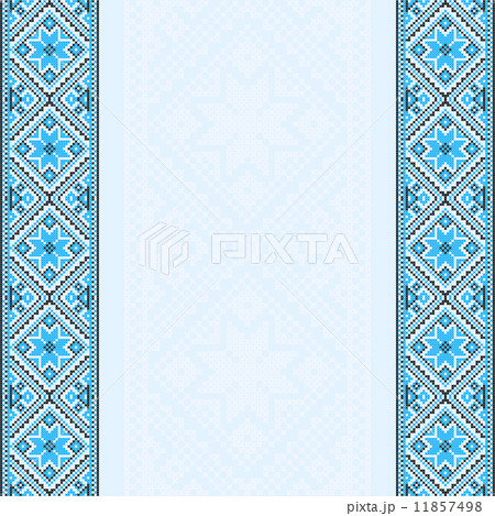 Embroidery. Ukrainian national ornament Embroidery. Ukrainian national ornament 11857498